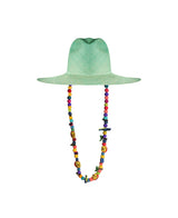 Light Green Colorful Bird Hat