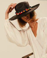 Black Mini Pajarito Hat