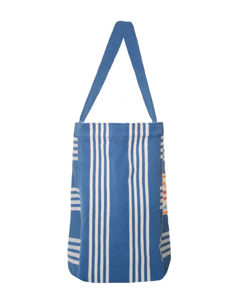 Blue Traveler Tote