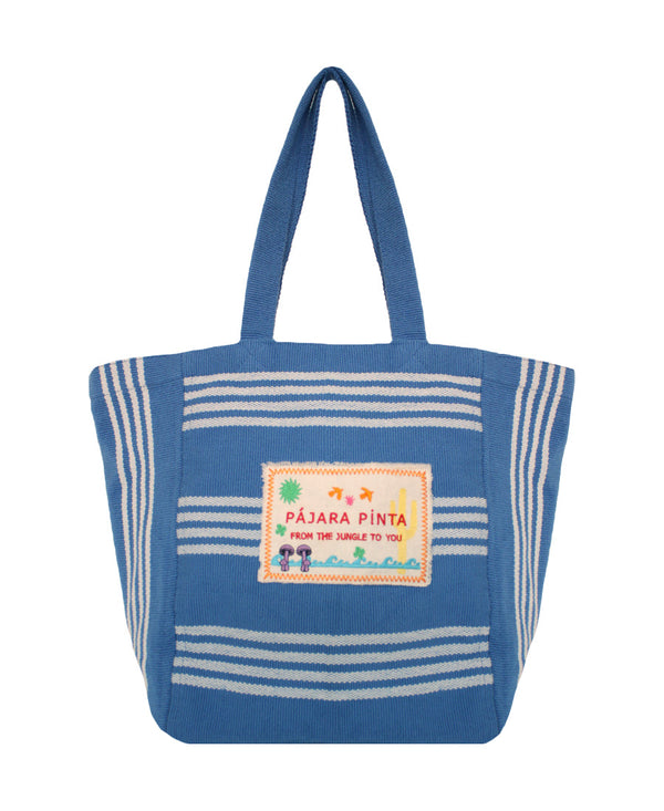 Blue Traveler Tote