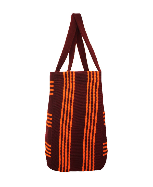 Burgundy Traveler Tote