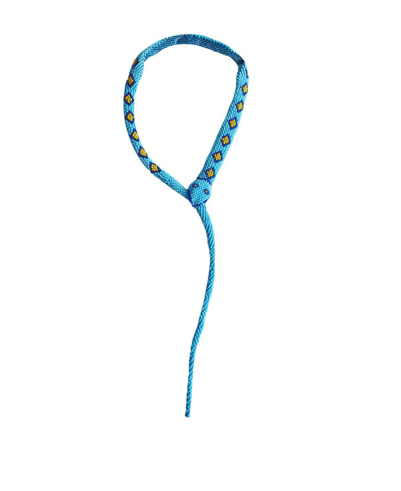 Light Blue Guardian Snake Necklace