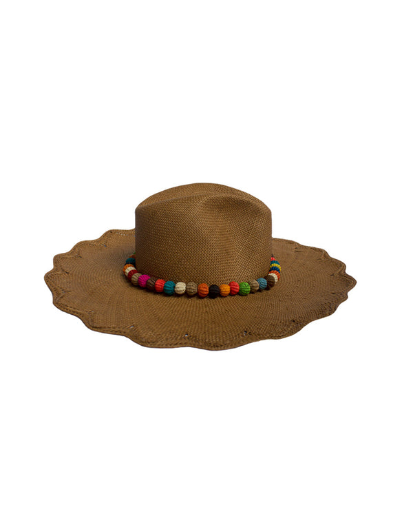 Brown Rainbow Hat